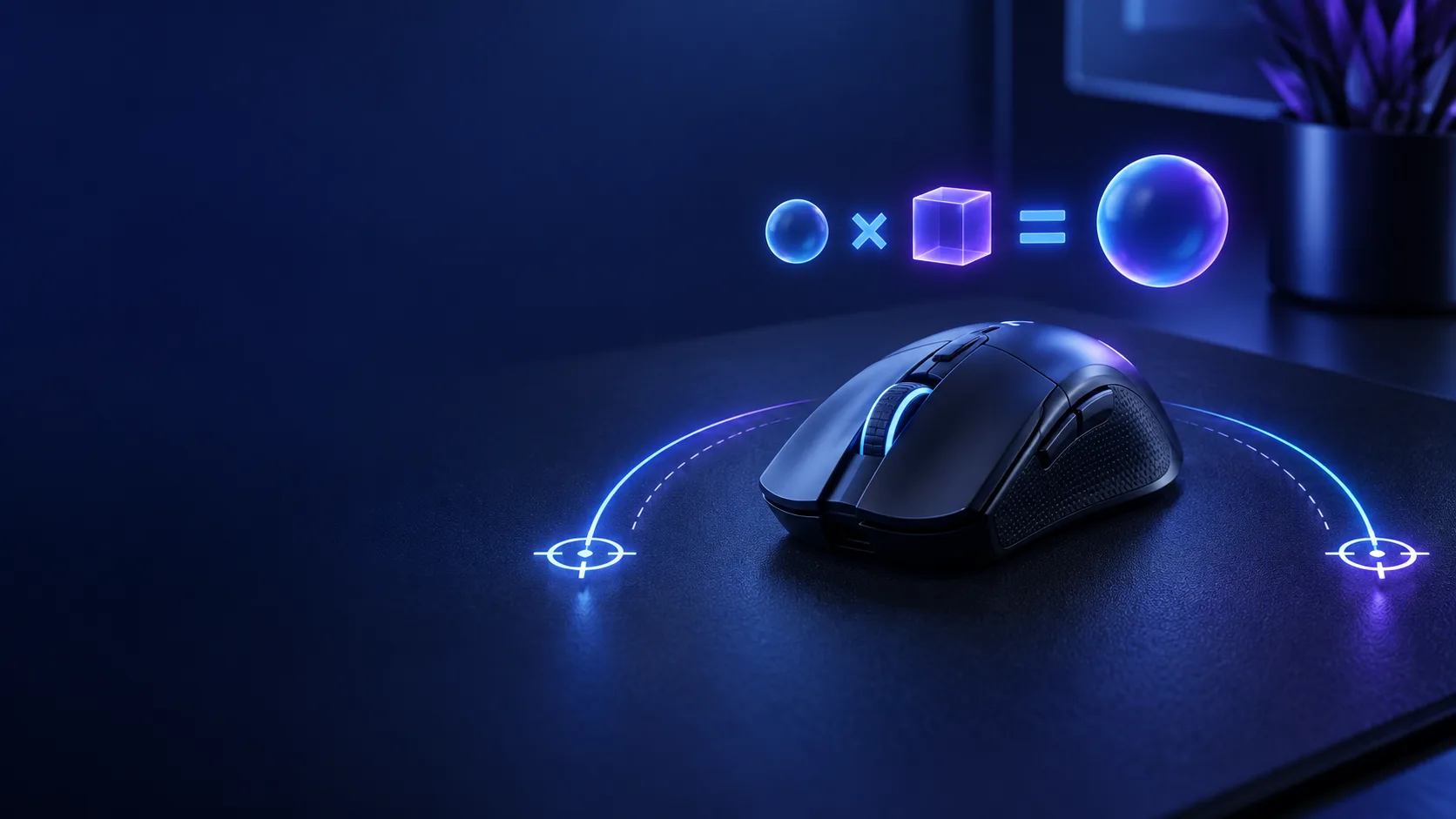 DPI and in-game sensitivity values combined in an eDPI formula